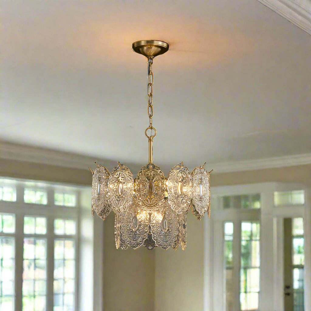 elegant crystal chandelier with 5 7 sparkling branches crystalchic