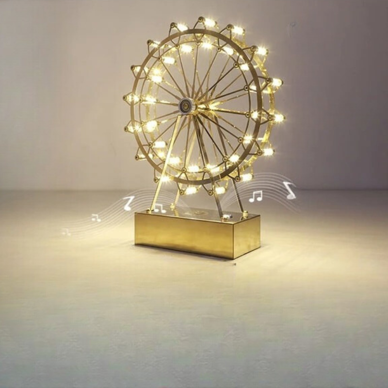 Unique Ferris Wheel LED Table Lamp for a Radiant, Modern Vibe - WheelTable