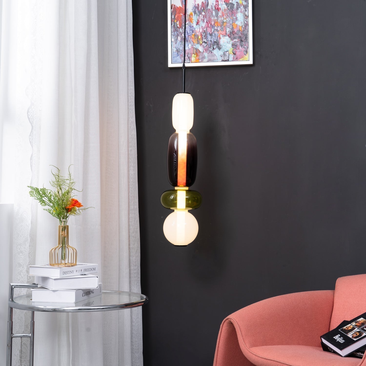 Modern Glass Pendant Lamp for a Chic Glow - GlassDrop