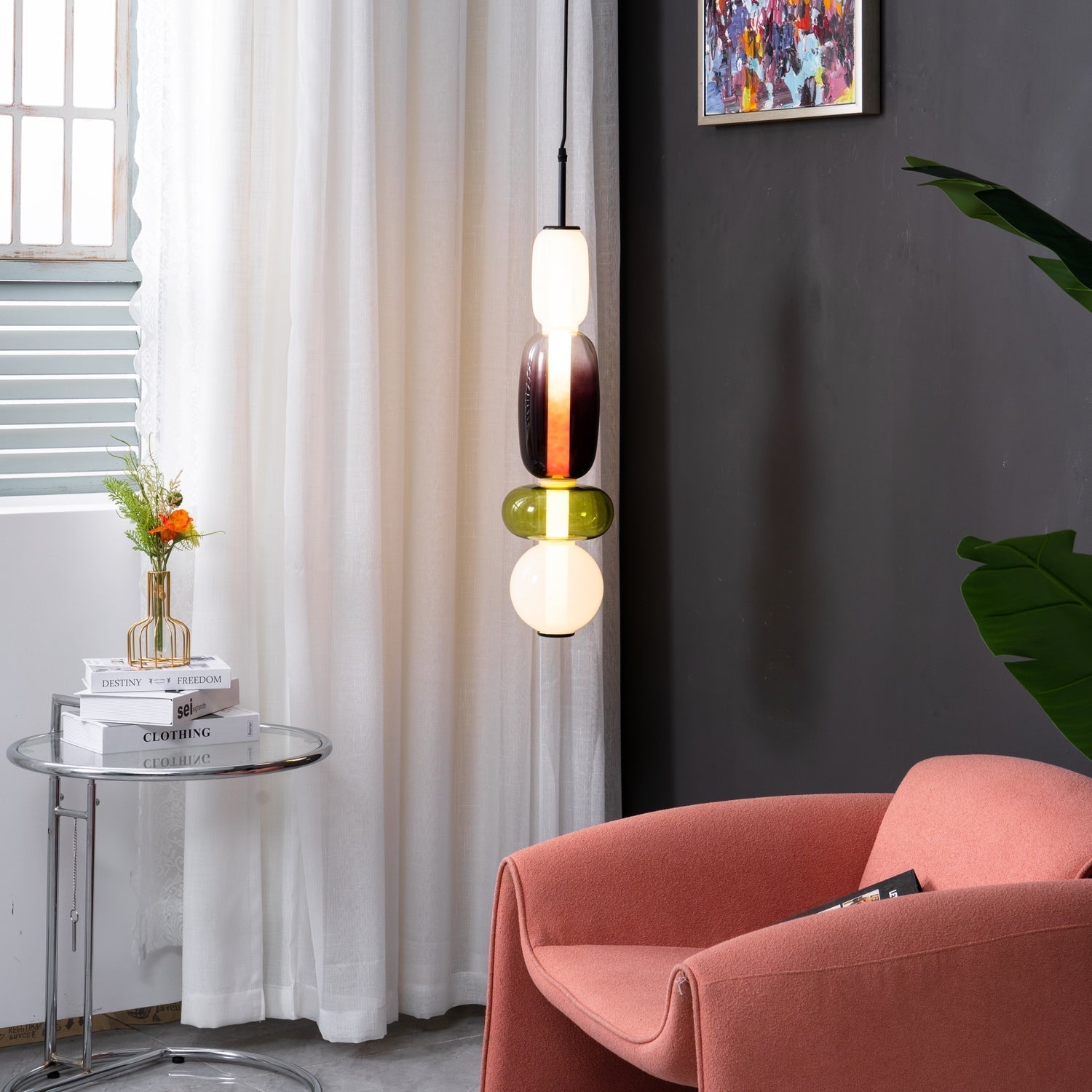 Modern Glass Pendant Lamp for a Chic Glow - GlassDrop
