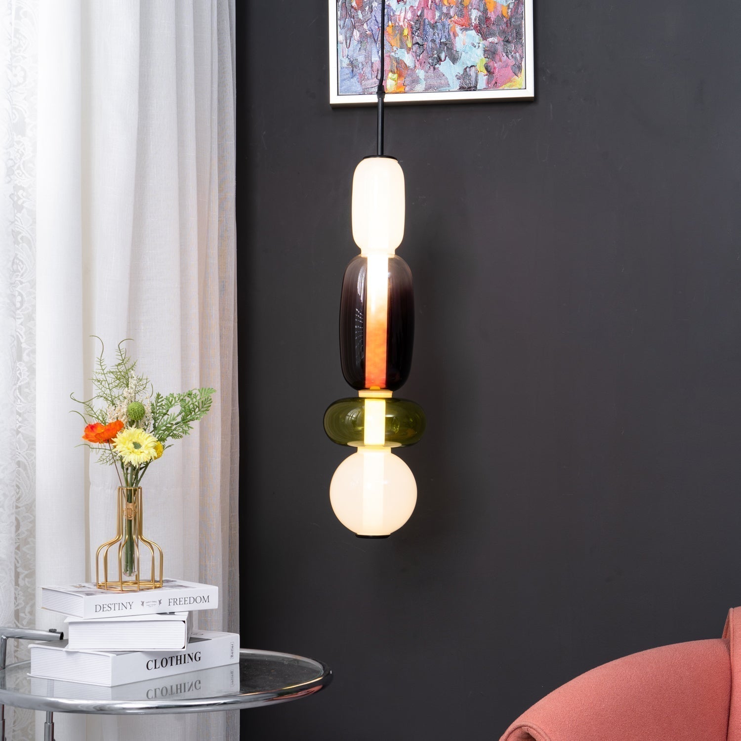 Modern Glass Pendant Lamp for a Chic Glow - GlassDrop