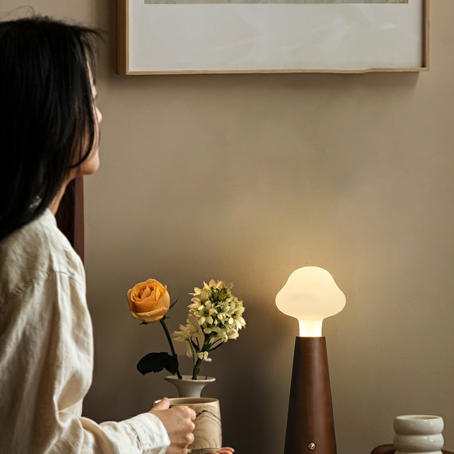 Enchanting LED Table Lamp for a Cozy Glow - GlowTable