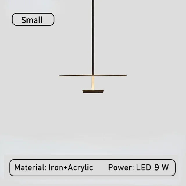 Sleek Minimalist Ring Pendant Lamp for a Chic, Modern Ambience - RingDrop