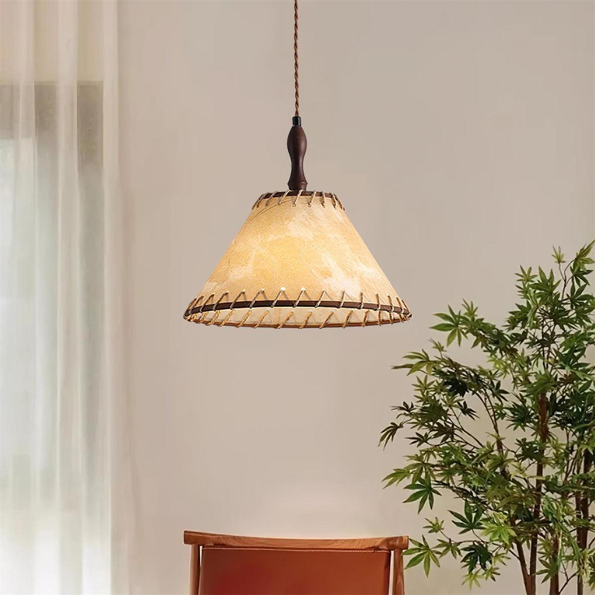 Sleek Wooden Pendant Lamp for a Warm, Modern Ambiance - WoodDrop