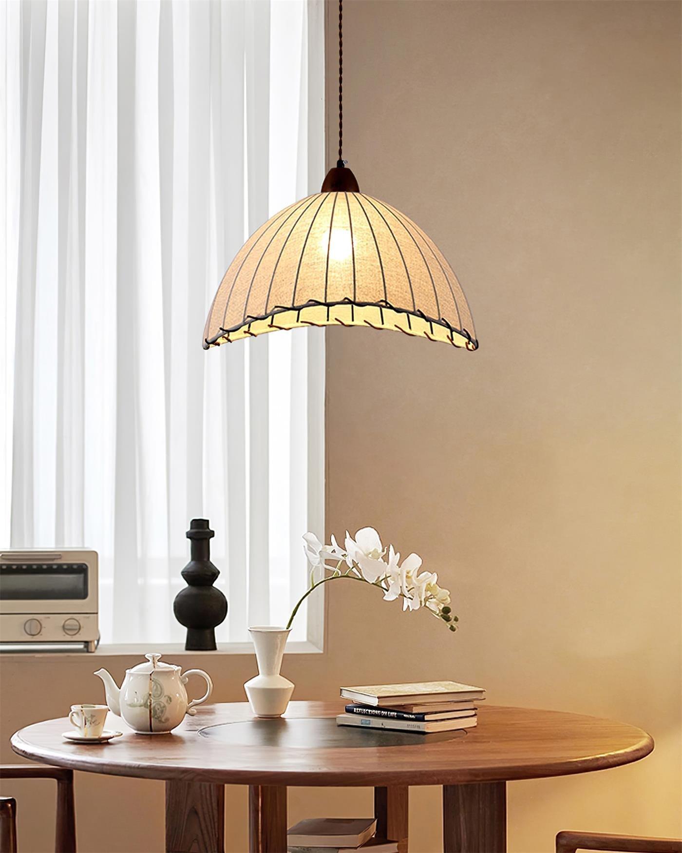 Sleek Wooden Pendant Lamp for a Warm, Modern Ambiance - WoodDrop