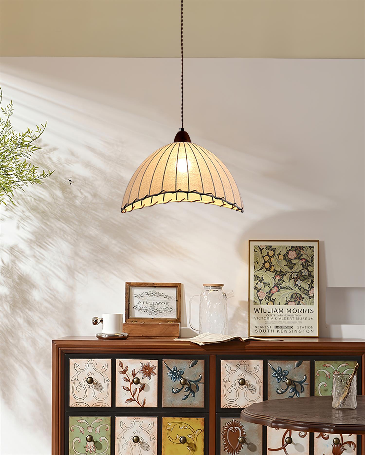 Sleek Wooden Pendant Lamp for a Warm, Modern Ambiance - WoodDrop