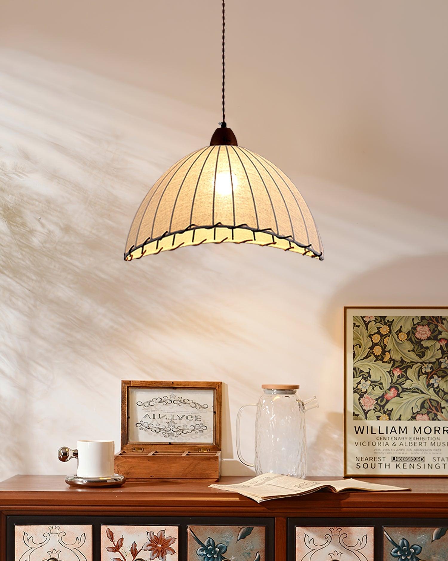 Sleek Wooden Pendant Lamp for a Warm, Modern Ambiance - WoodDrop