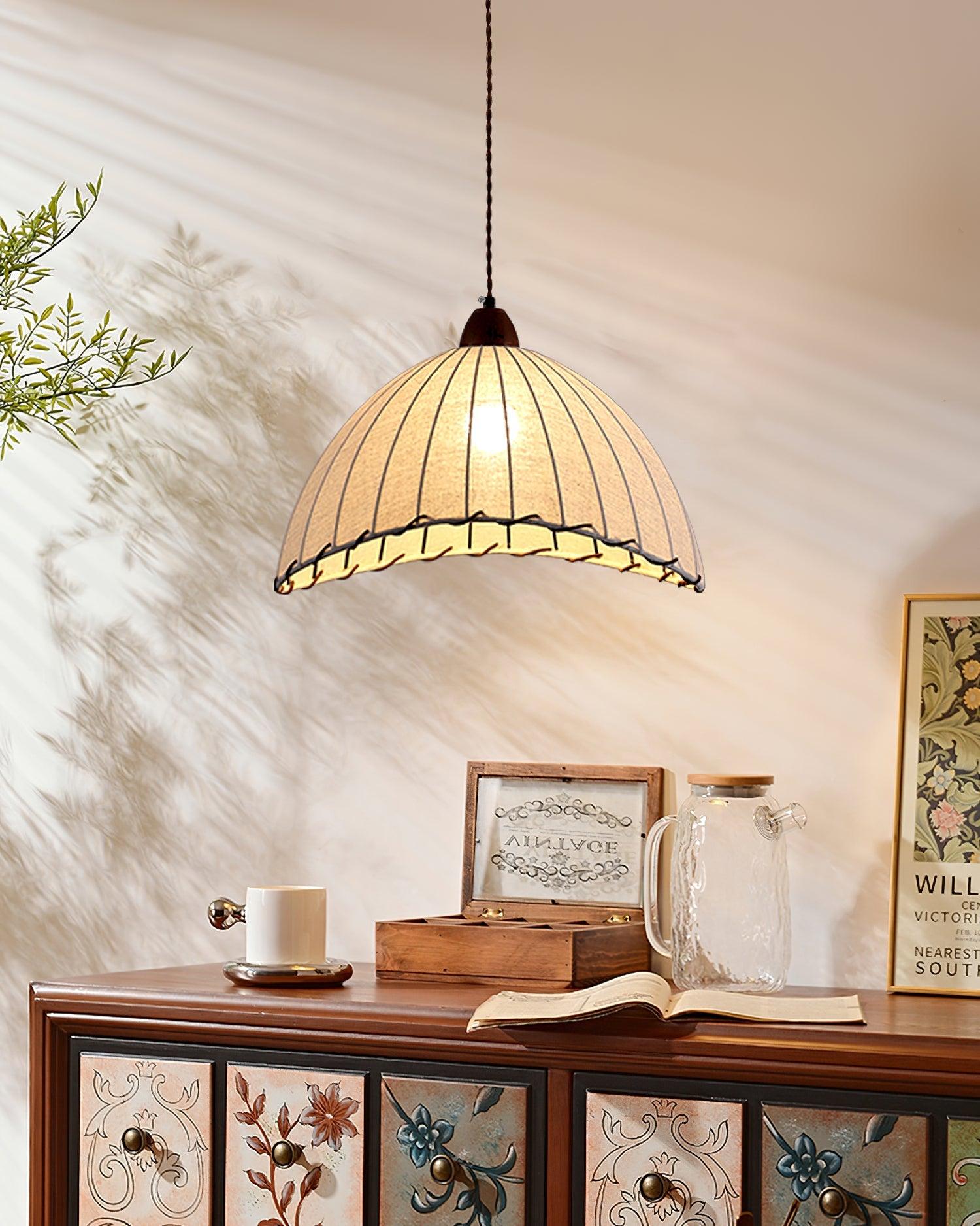 Sleek Wooden Pendant Lamp for a Warm, Modern Ambiance - WoodDrop