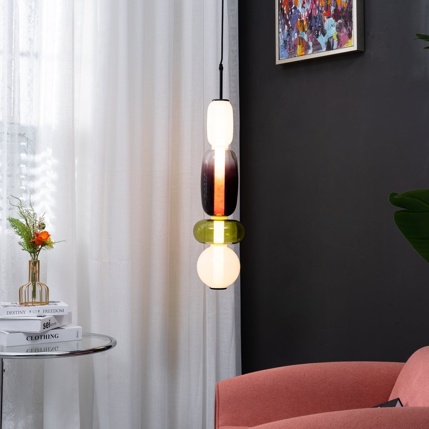 Modern Glass Pendant Lamp for a Chic Glow - GlassDrop