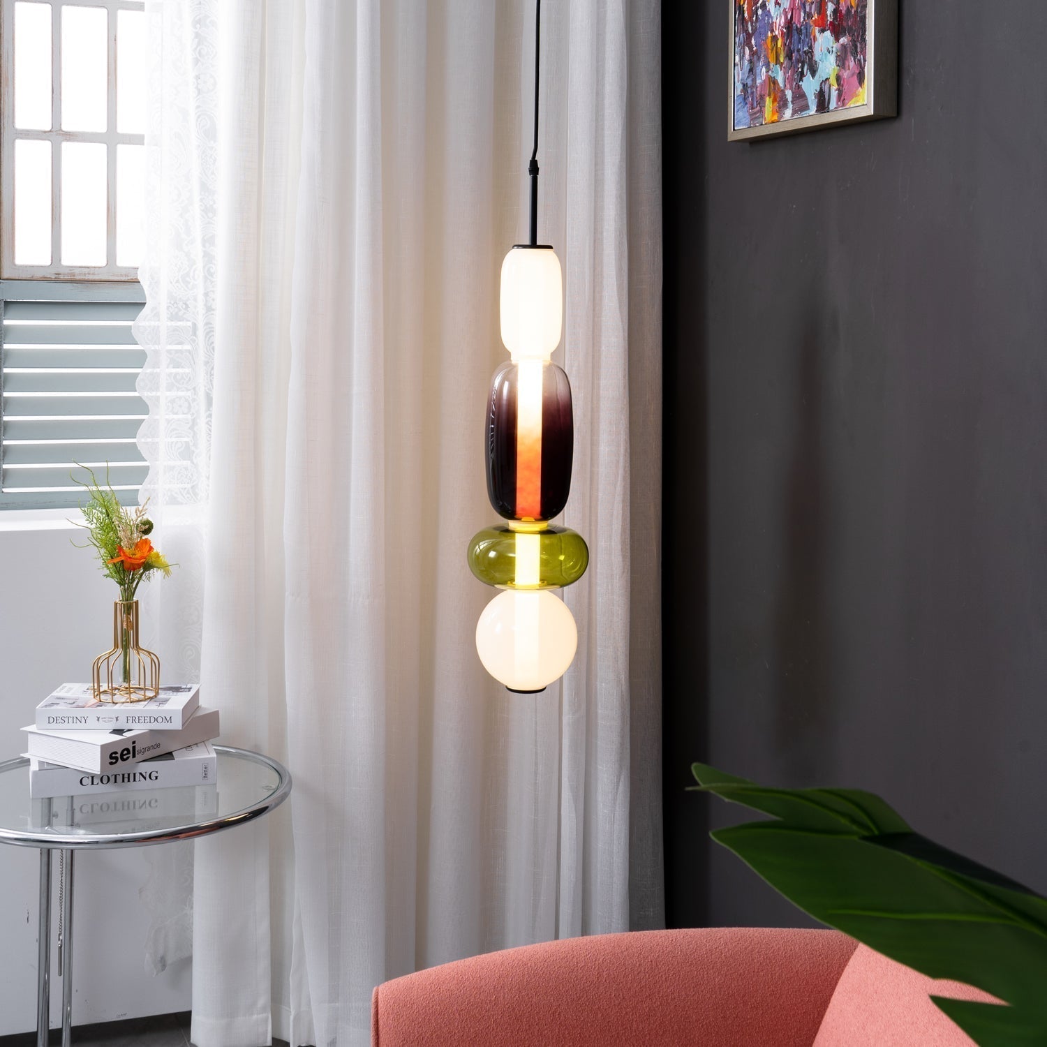 Modern Glass Pendant Lamp for a Chic Glow - GlassDrop