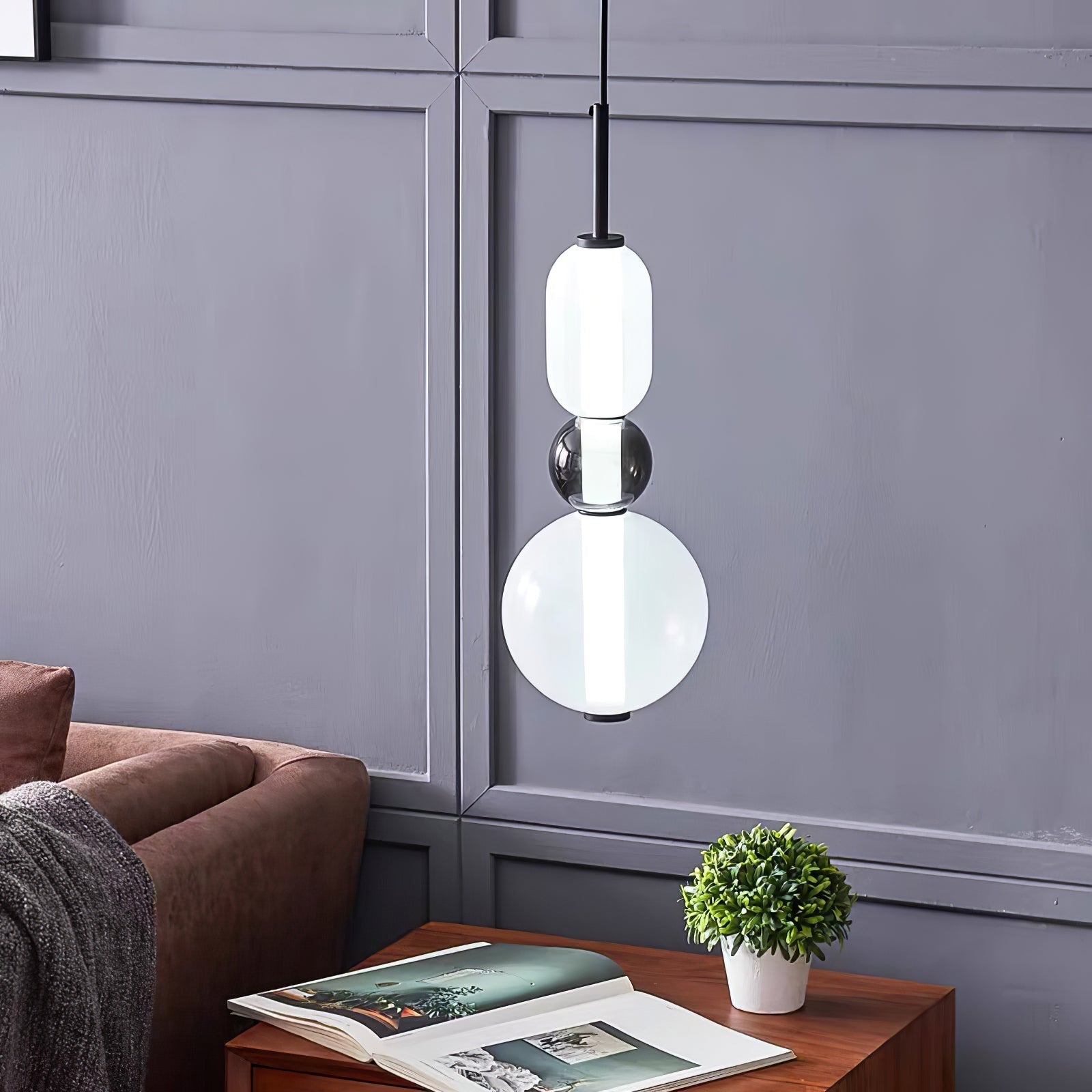 Modern Glass Pendant Lamp for a Chic Glow - GlassDrop