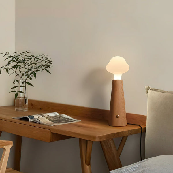 Stylish Wooden Table Lamp for a Cozy Glow - WoodTable
