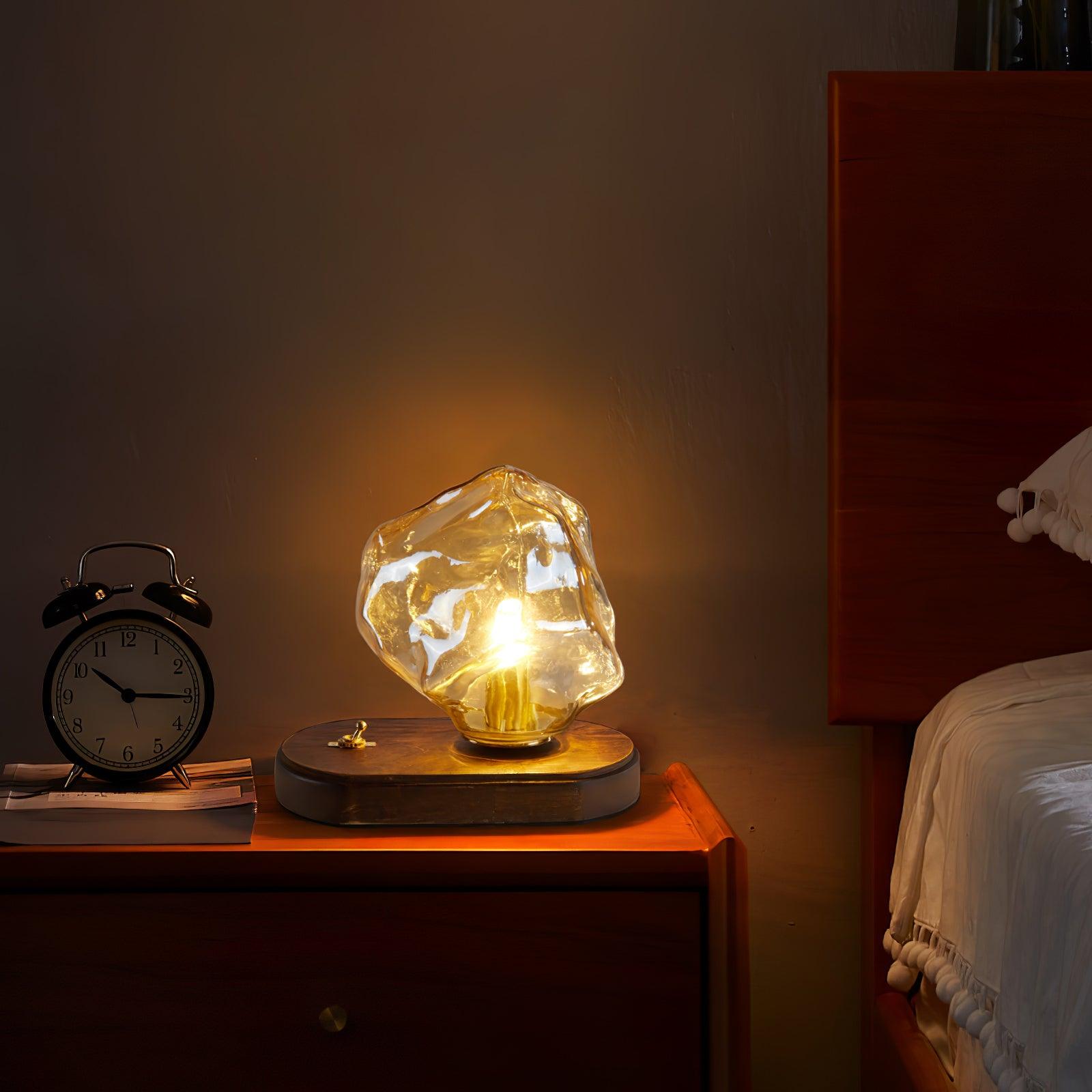 Chic Frosted Table Lamp for Cozy Vibes - FrostTable