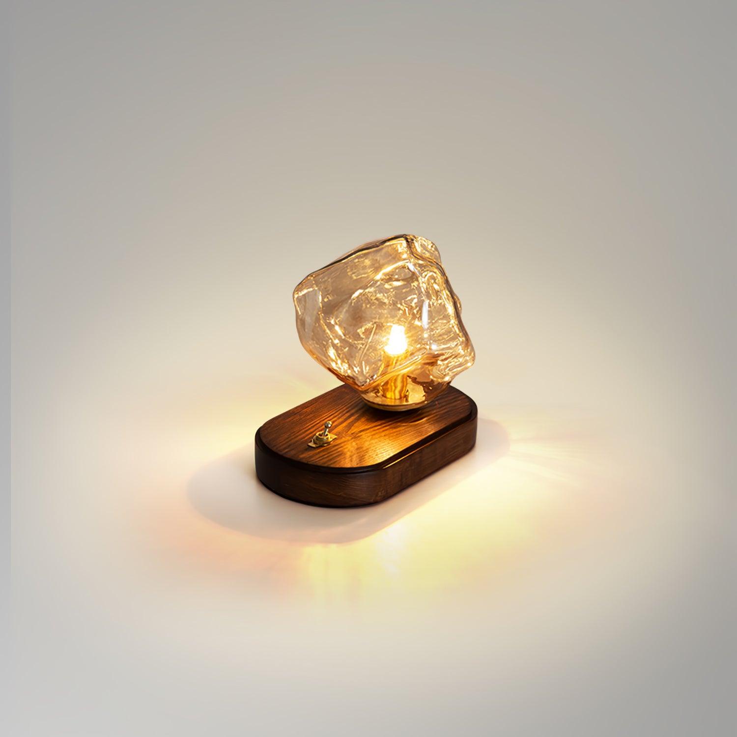 Chic Frosted Table Lamp for Cozy Vibes - FrostTable