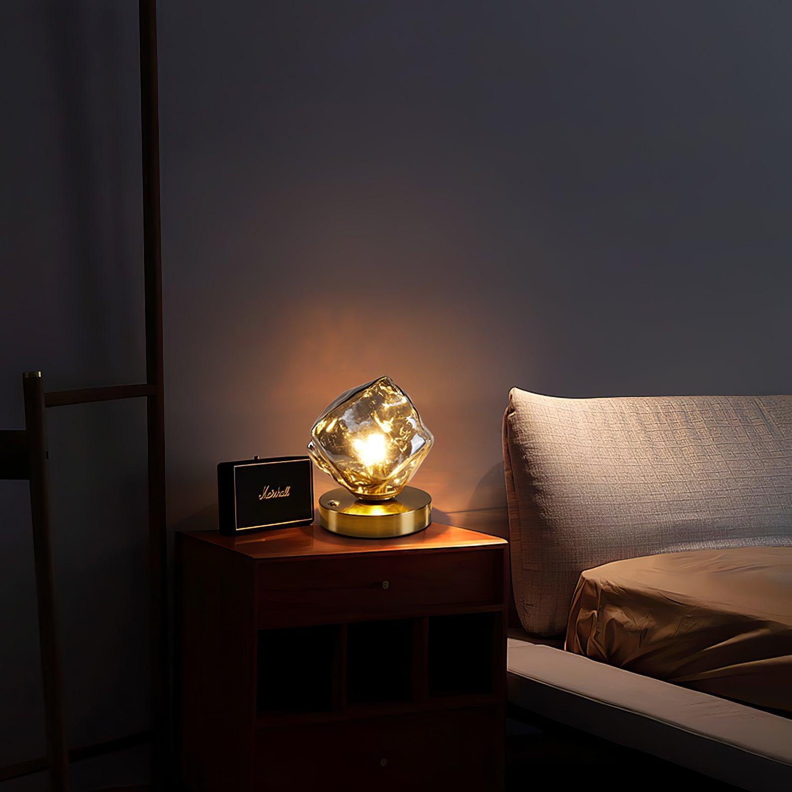 Chic Frosted Table Lamp for Cozy Vibes - FrostTable