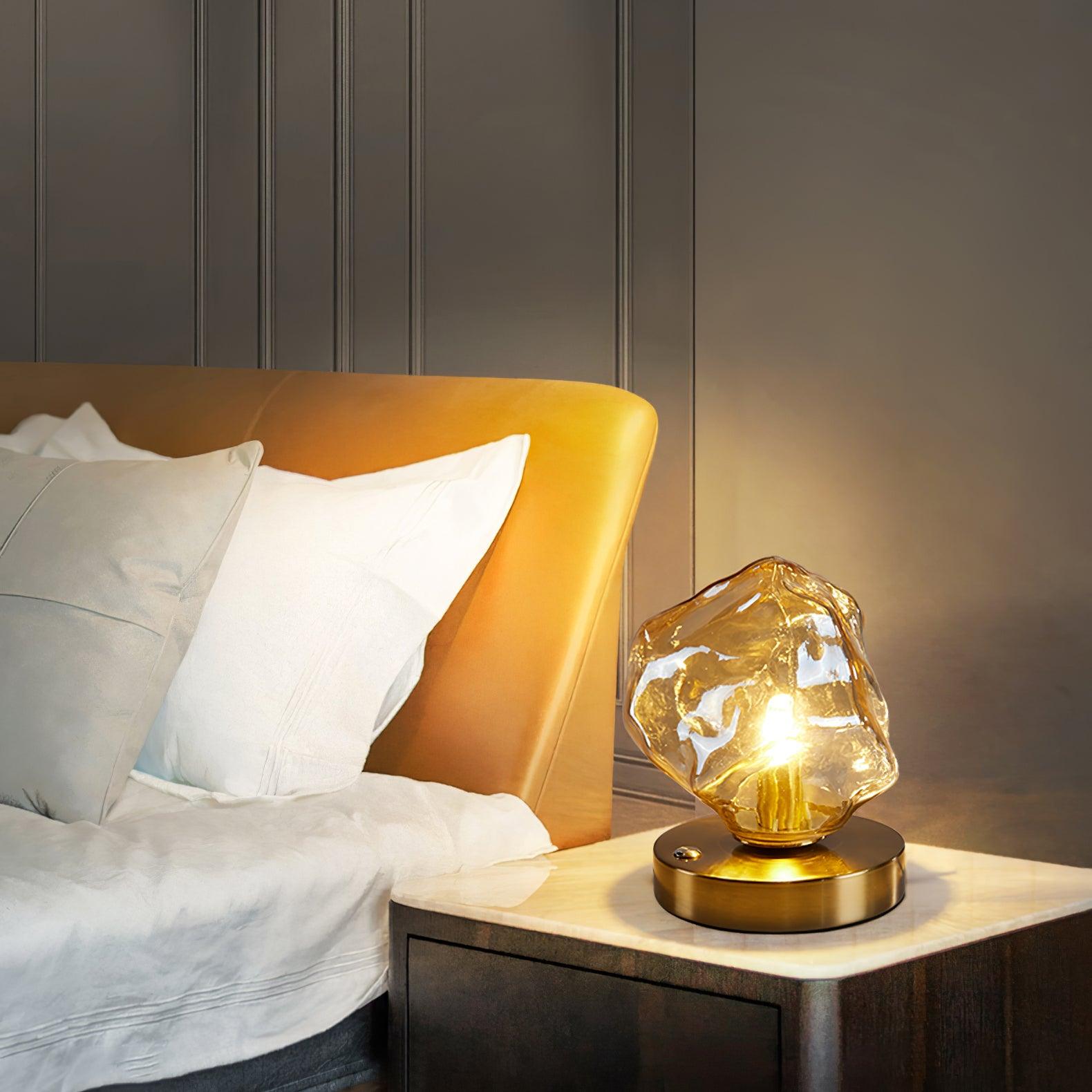 Chic Frosted Table Lamp for Cozy Vibes - FrostTable