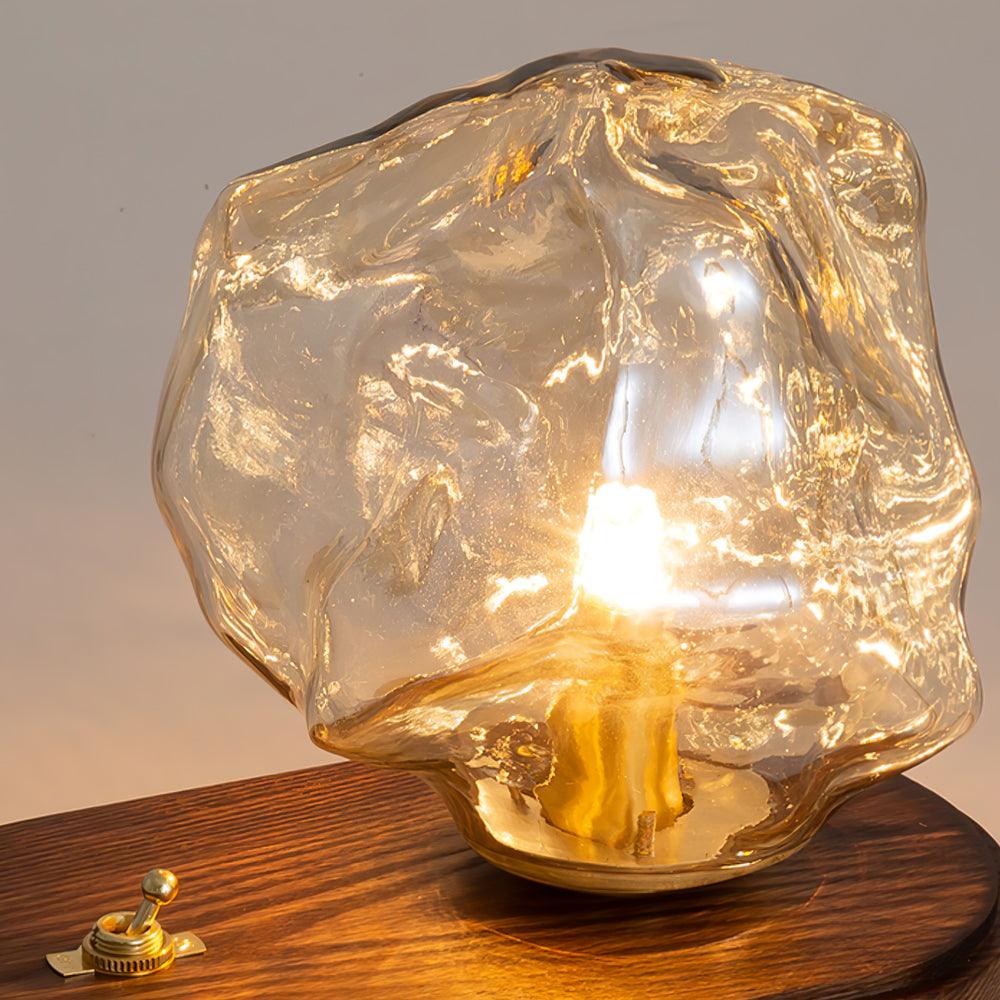 Chic Frosted Table Lamp for Cozy Vibes - FrostTable