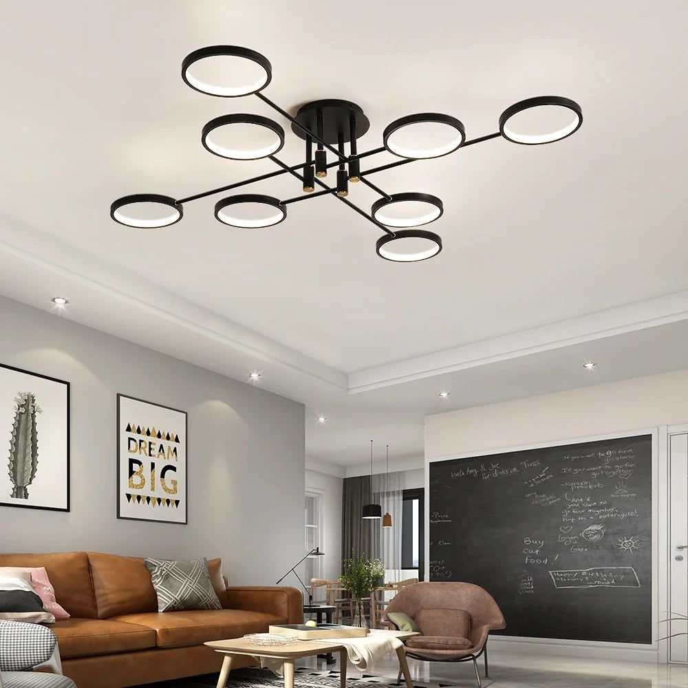 Sleek Modern LED Chandelier for Elegant Interiors - LedChic