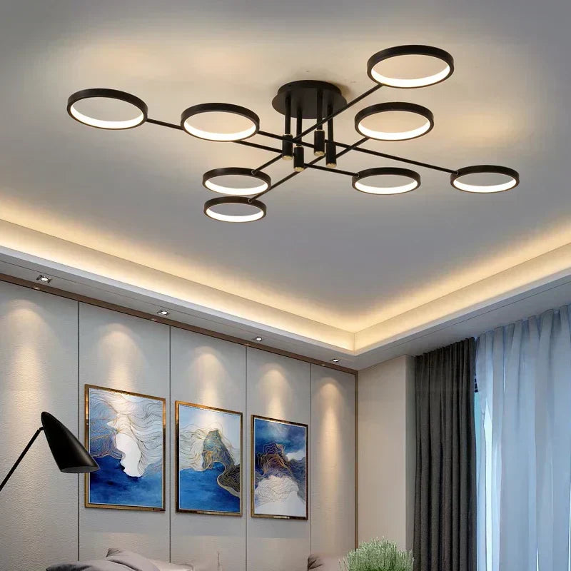 Sleek Modern LED Chandelier for Elegant Interiors - LedChic