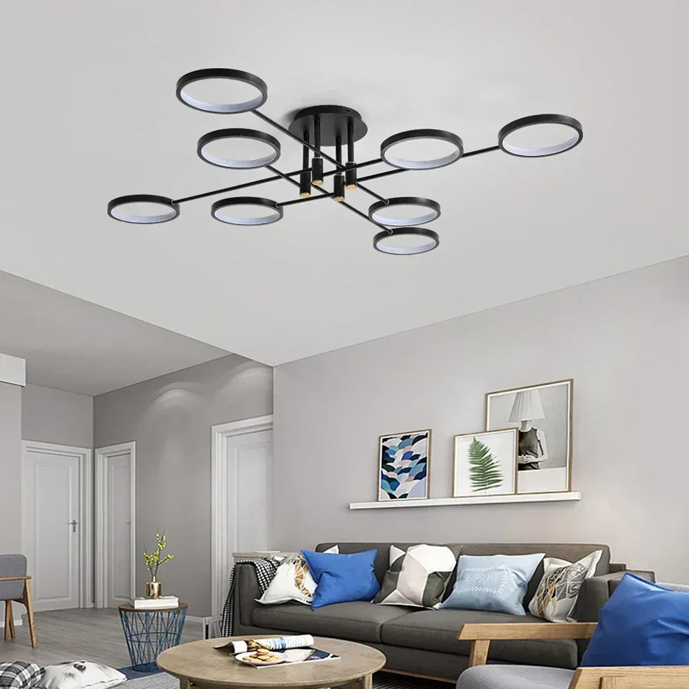 Sleek Modern LED Chandelier for Elegant Interiors - LedChic