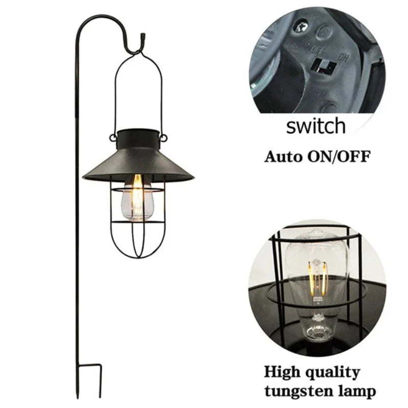 Retro Solar Lantern for Outdoor Spaces - SolarLume