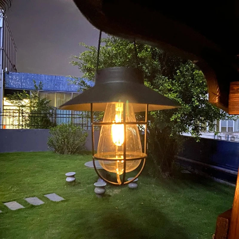 Retro Solar Lantern for Outdoor Spaces - SolarLume