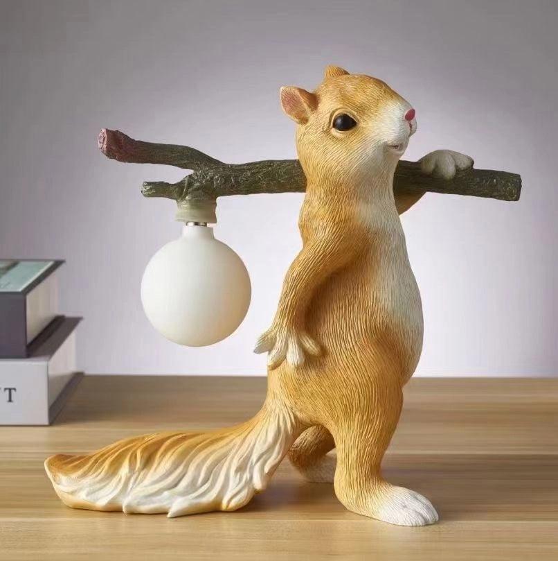 Adorable Squirrel Night Light for a Cozy Ambiance - NightTable