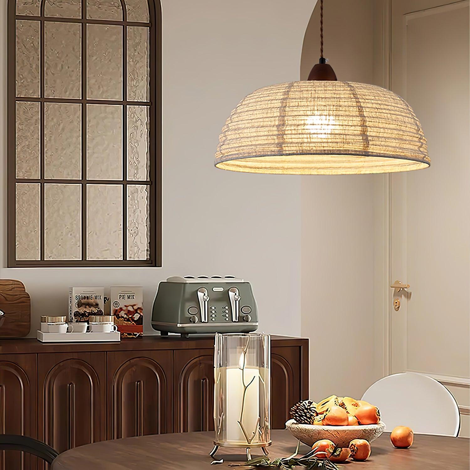 Sleek Wooden Pendant Lamp for a Warm, Modern Ambiance - WoodDrop