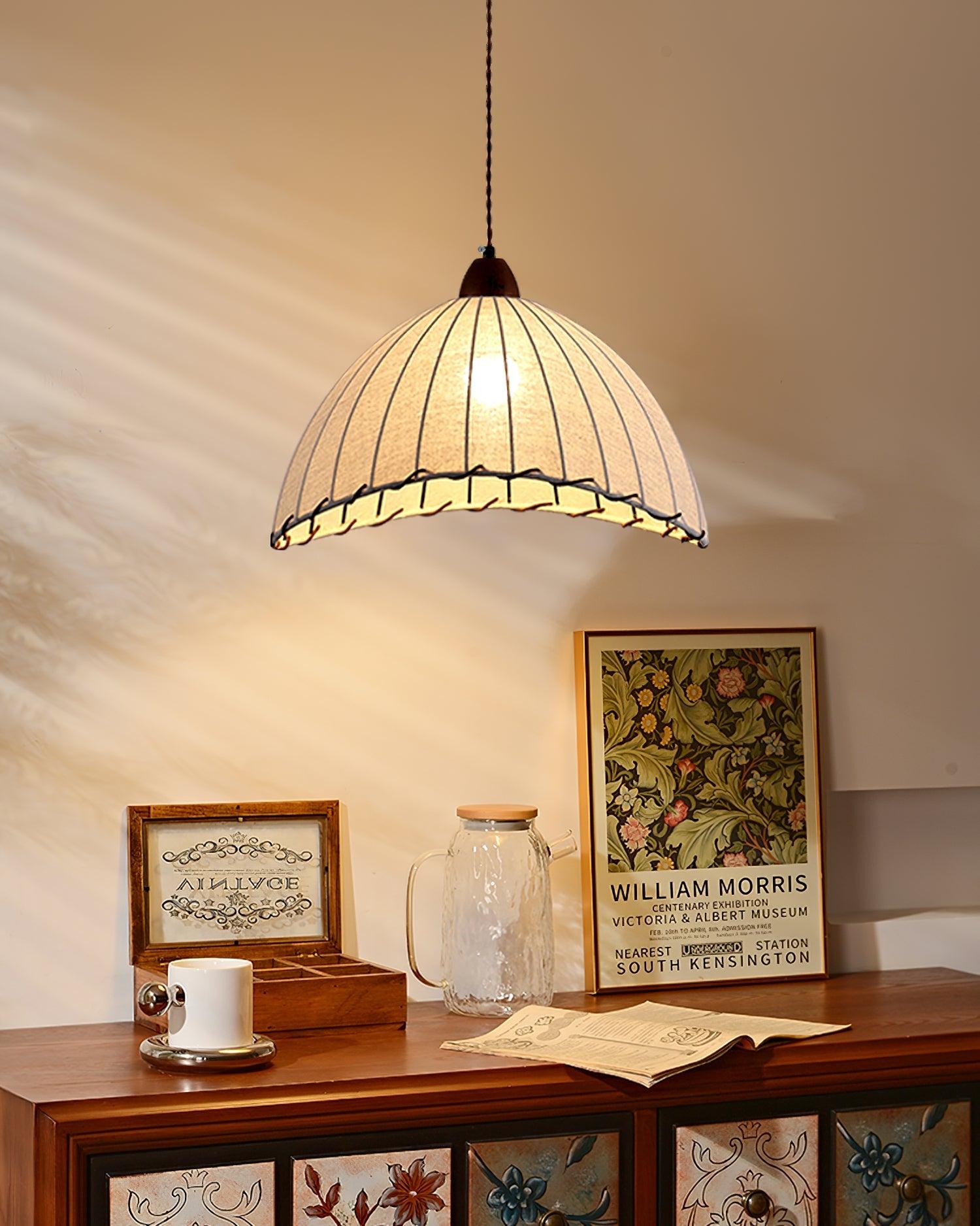 Sleek Wooden Pendant Lamp for a Warm, Modern Ambiance - WoodDrop