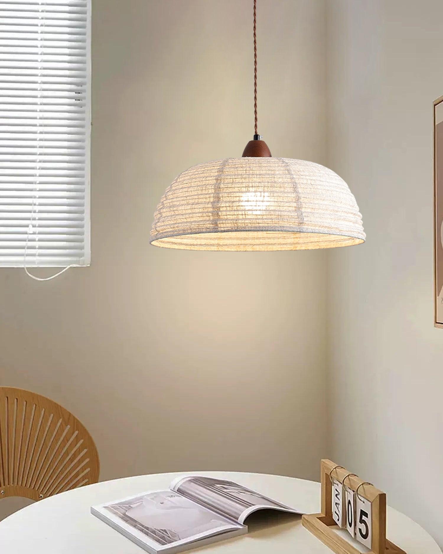 Sleek Wooden Pendant Lamp for a Warm, Modern Ambiance - WoodDrop