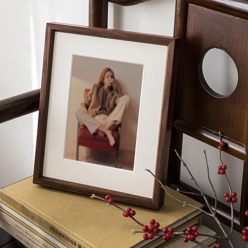 10 x 15 cm Rectangular Nut Brown Wood Picture Frame