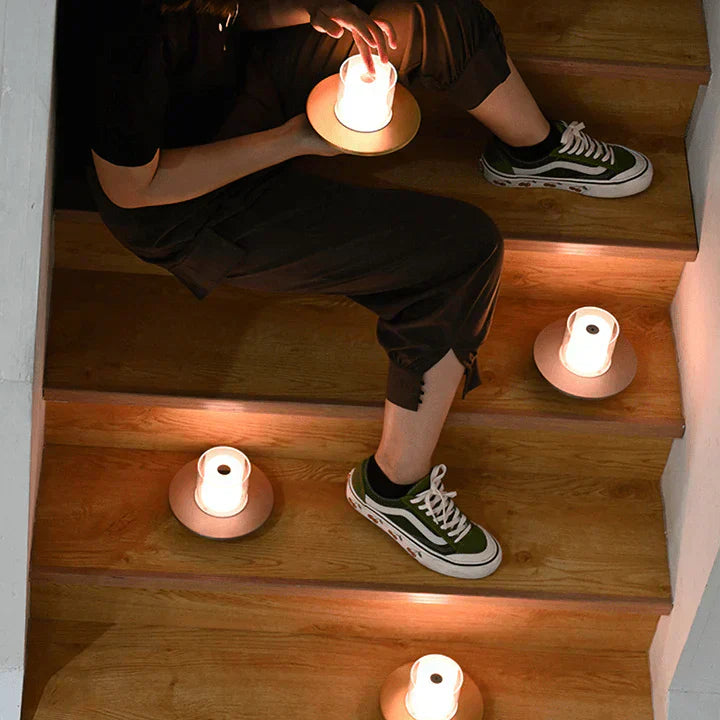 Ambient LED Induction Lamp for Cozy Vibes - IndoTable