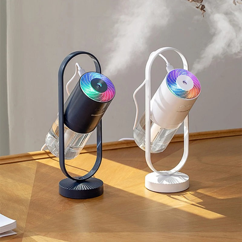 Sleek 360° Rotating LED Night Light with USB Hydration Feature - RotateTable
