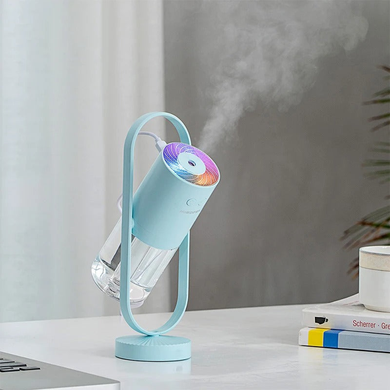 Sleek 360° Rotating LED Night Light with USB Hydration Feature - RotateTable