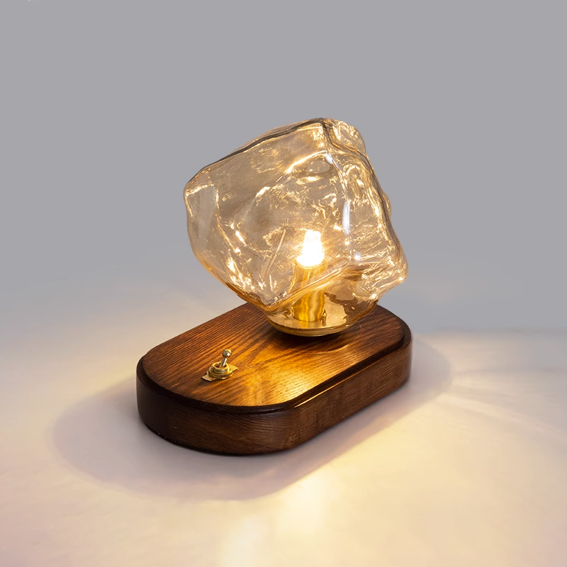 Chic Frosted Table Lamp for Cozy Vibes - FrostTable