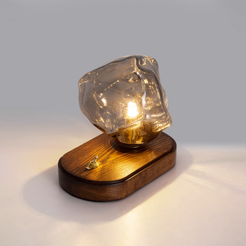 Chic Frosted Table Lamp for Cozy Vibes - FrostTable